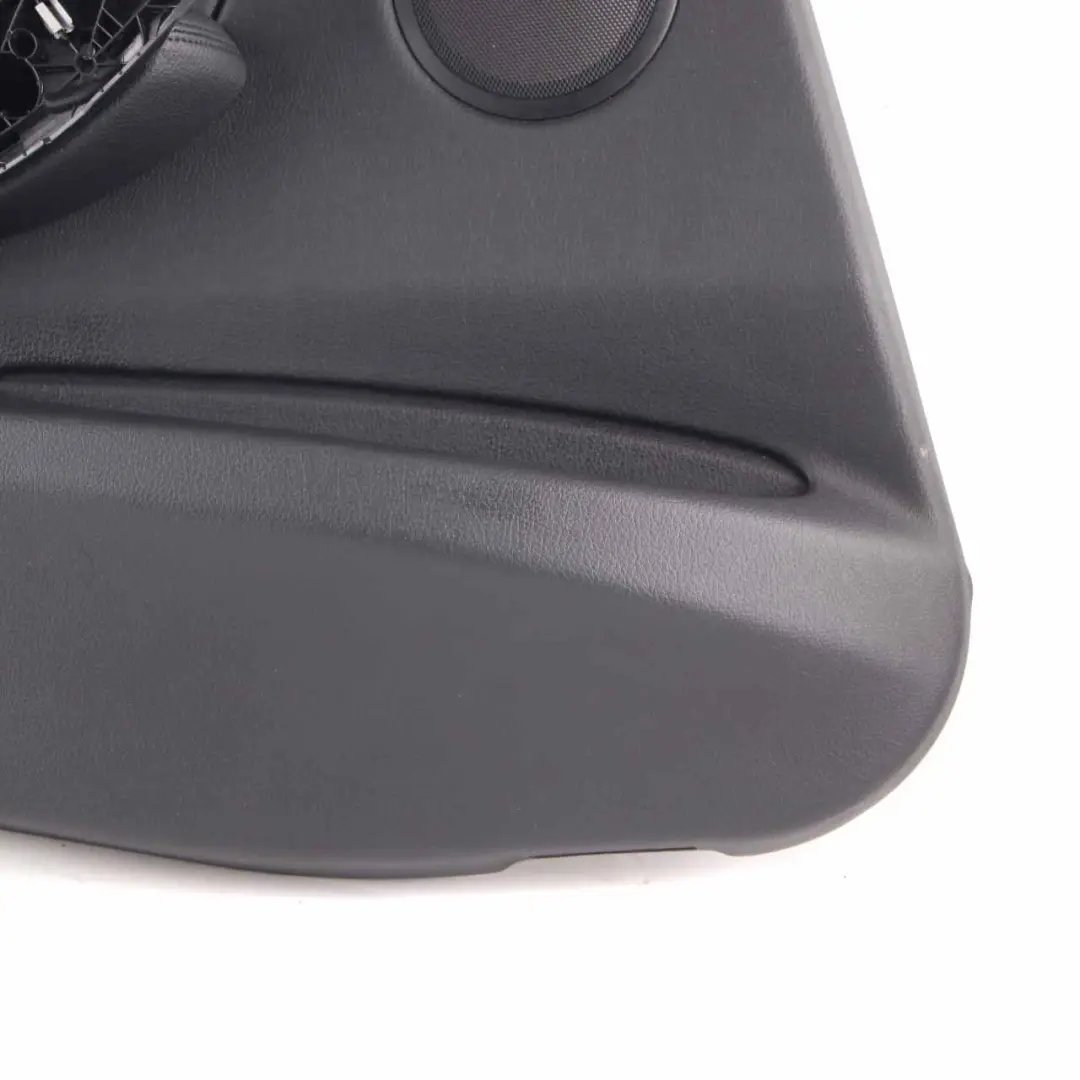 Panel Forro Puerta Trasera Izquierda Cuero Negro para BMW F30 F31 con número de pieza 7280939 BMW F30 F31 Panel Forro Puerta Trasera Izquierda Cuero Negro - SKU 7280939 - Número de pieza 7280939