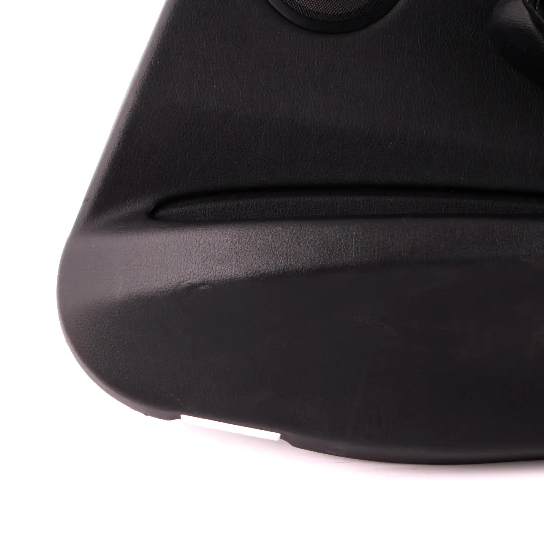 BMW 3 F30 F31 Rear Right O/S Door Card Lining Panel Black Leather Blue Strip - SKU 7280940-1 - Part number 7280940