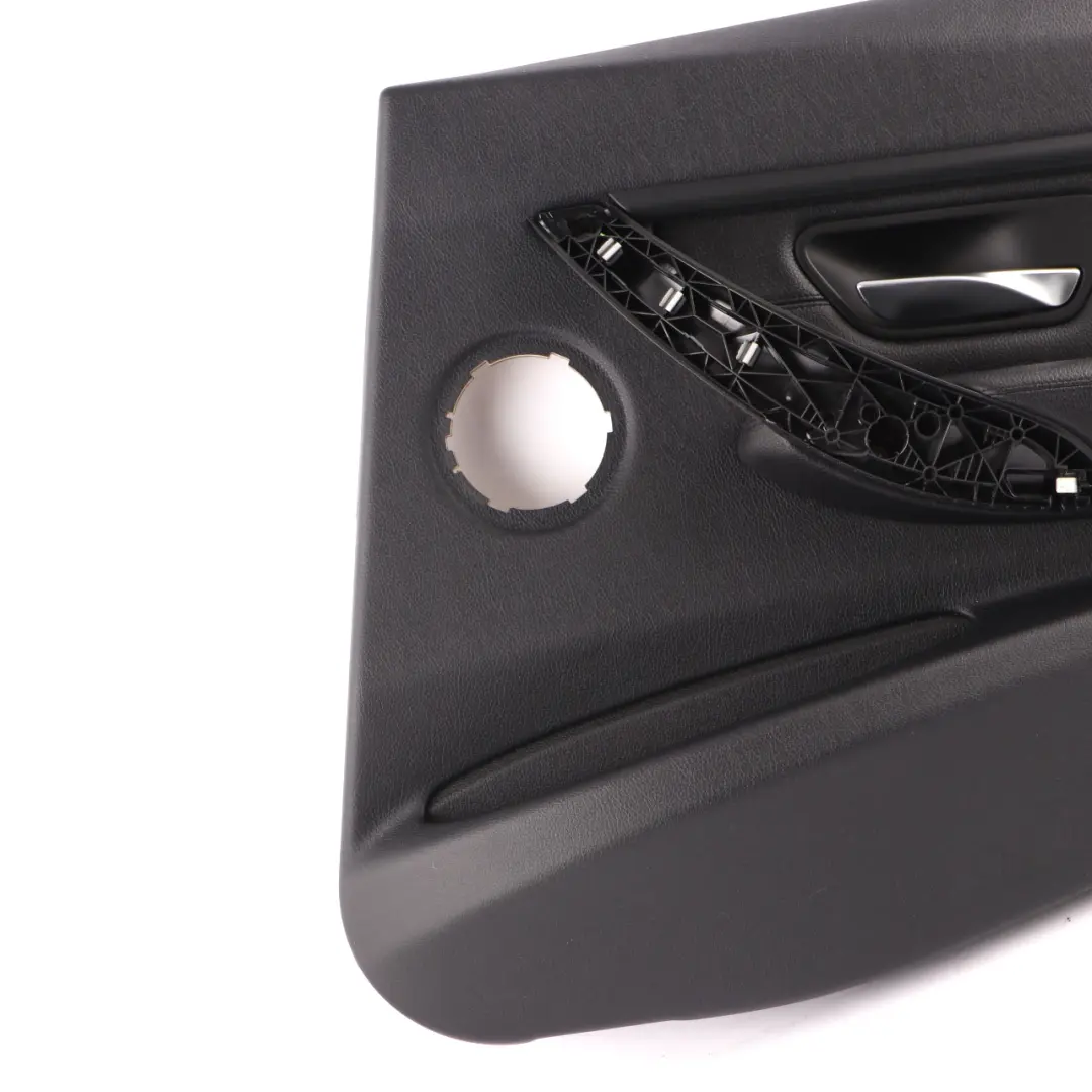 BMW F30 F31 Door Card Rear Right O/S Door Lining Trim Panel Black Leather - SKU 7280940-2 - Part number 7280940