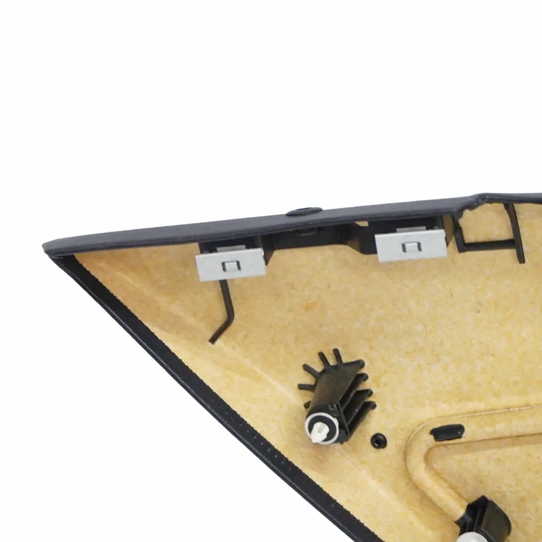 Scheda Porta Posteriore Destra Fodera Pannello Trim Pelle Nera per BMW F30 con numero di parte 7280942 BMW F30 Scheda Porta Posteriore Destra Fodera Pannello Trim Pelle Nera - SKU 7280942 - Numero di parte 7280942