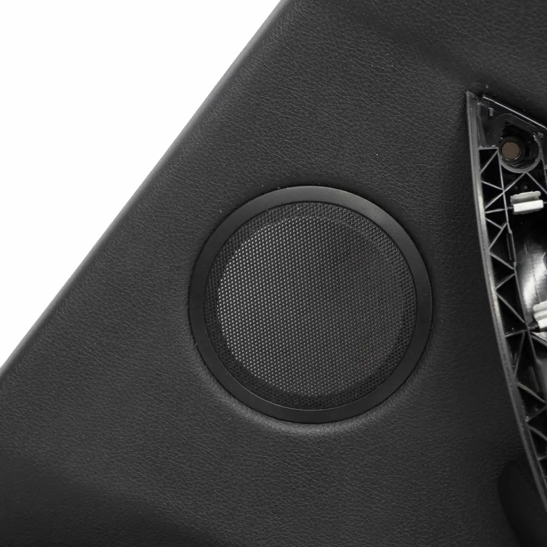 Scheda Porta Posteriore Destra Fodera Pannello Trim Pelle Nera per BMW F30 con numero di parte 7280942 BMW F30 Scheda Porta Posteriore Destra Fodera Pannello Trim Pelle Nera - SKU 7280942 - Numero di parte 7280942