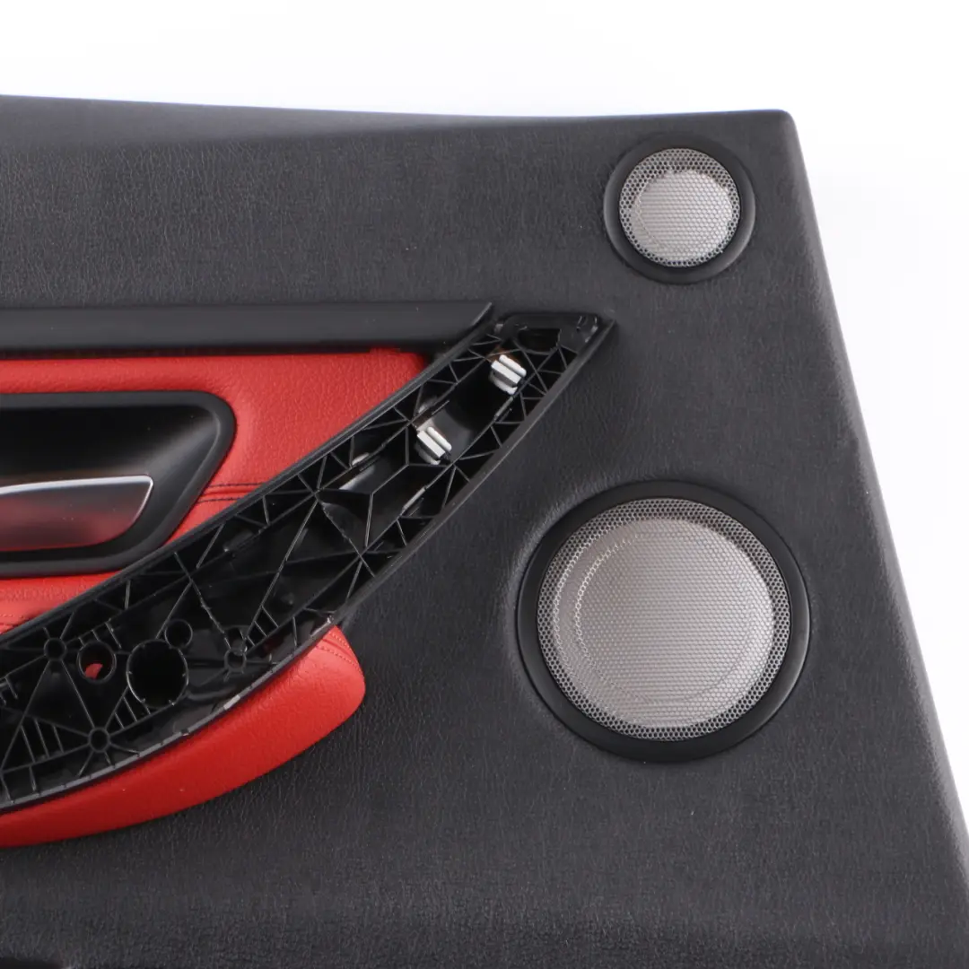 Door Card Rear Left N/S Door Lining Panel Leather Black Red to BMW F30 F31 with Part number 7280943 BMW F30 F31 Door Card Rear Left N/S Door Lining Panel Leather Black Red - SKU 7280945 - Part number 7280943