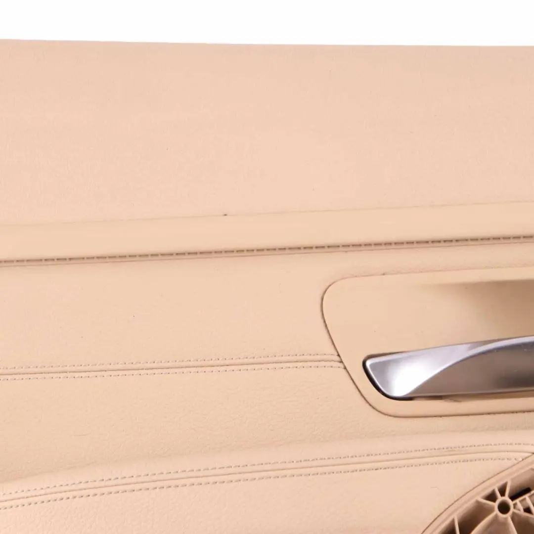 Door Card Rear Left N/S Lining Panel Leather Veneto Beige to BMW F30 F31 with Part number 7280949 BMW F30 F31 Door Card Rear Left N/S Lining Panel Leather Veneto Beige - SKU 7280949-1 - Part number 7280949