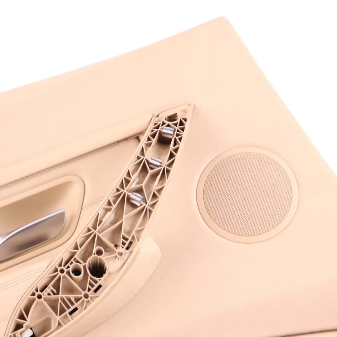 Left N/S Door Card Lining Panel Leather Veneto Beige to BMW 3 F30 F31 Rear with Part number 7280949 BMW 3 F30 F31 Rear Left N/S Door Card Lining Panel Leather Veneto Beige - SKU 7280949 - Part number 7280949