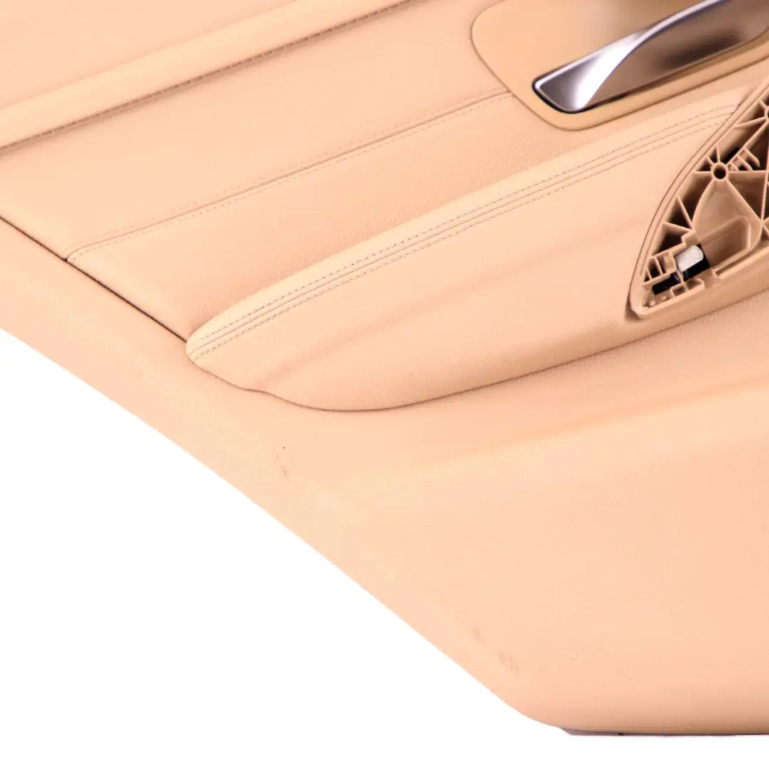BMW 3 F30 F31 Rear Left N/S Door Card Lining Panel Leather Veneto Beige - SKU 7280949 - Part number 7280949
