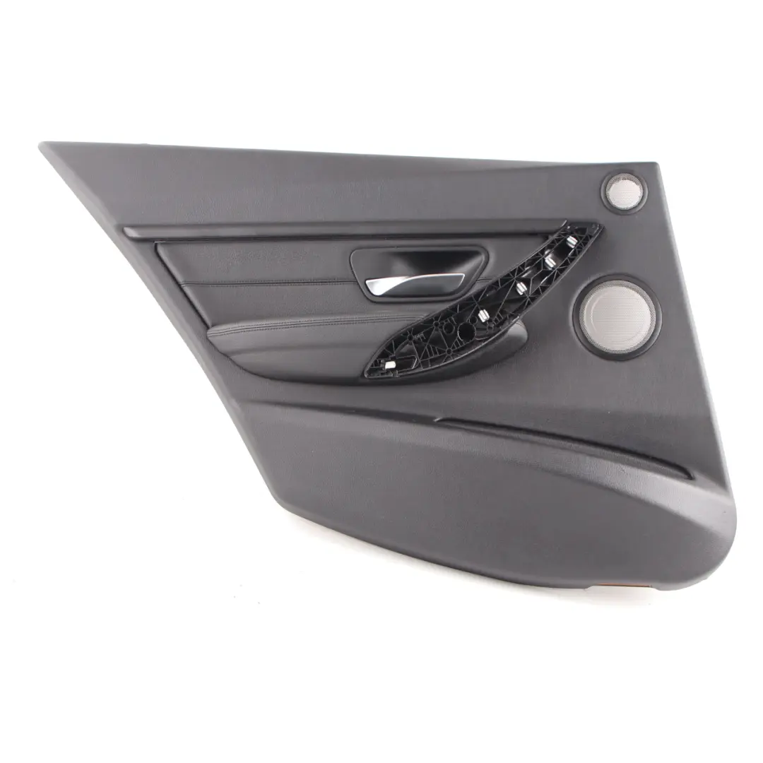 Door Card Rear Left N/S Lining Panel Leather Dakota Black to BMW F30 F31 with Part number 7281017 BMW F30 F31 Door Card Rear Left N/S Lining Panel Leather Dakota Black - SKU 7281017-1 - Part number 7281017