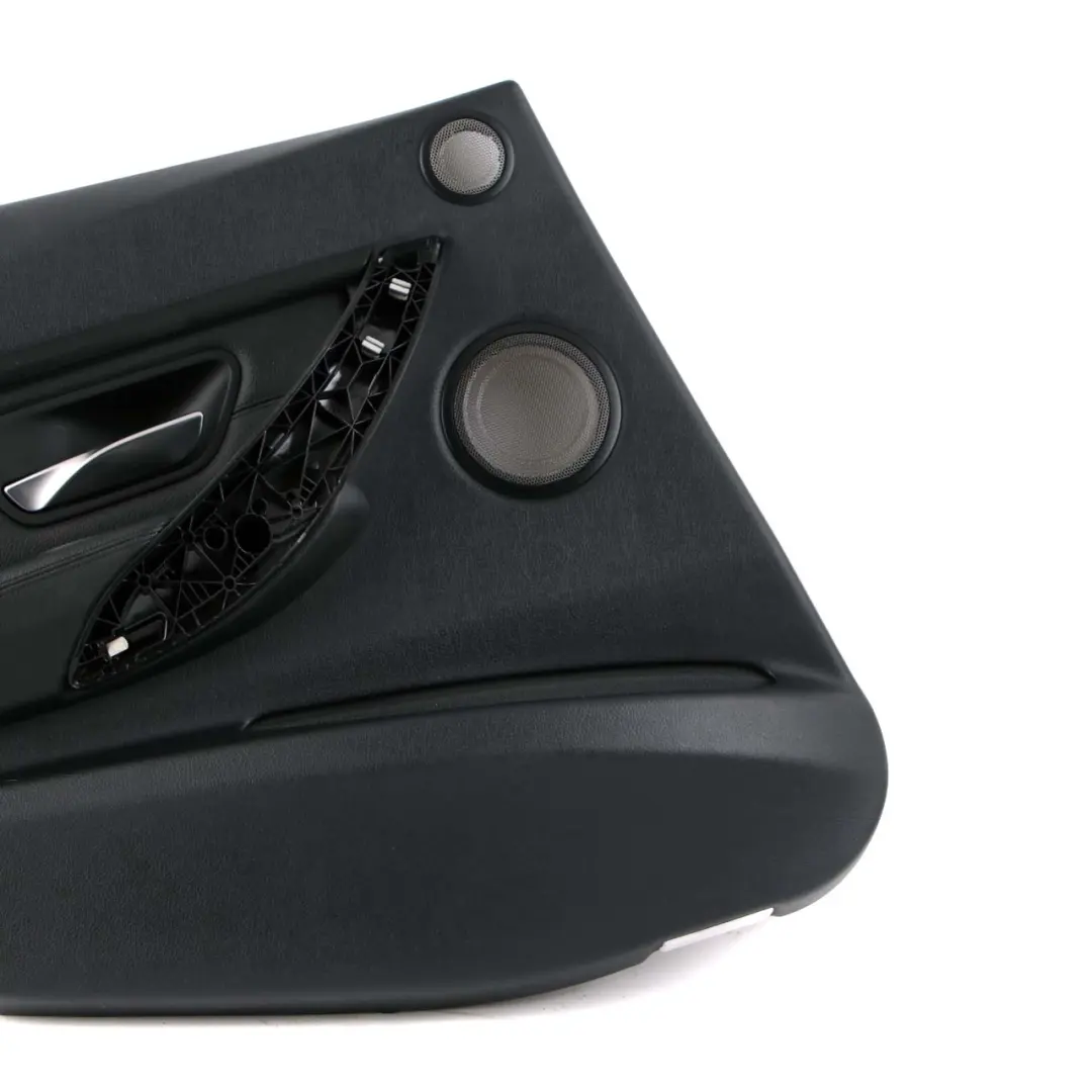 Panel Forro Puerta Trasera Izquierda Cuero Dakota Negro para BMW F30 F31 con número de pieza 7281017 BMW F30 F31 Panel Forro Puerta Trasera Izquierda Cuero Dakota Negro - SKU 7281017 - Número de pieza 7281017