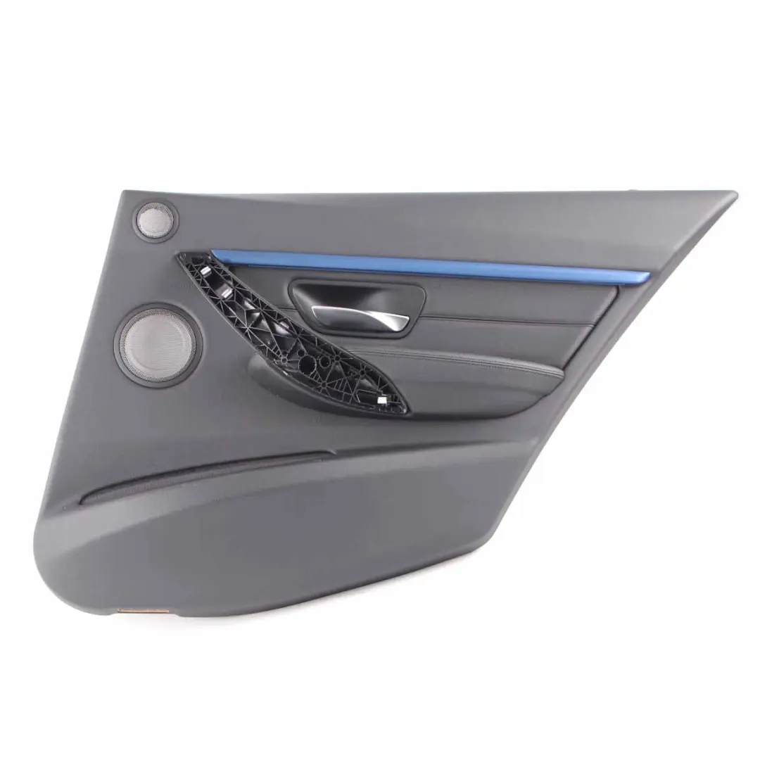 Door Card Rear Right O/S Door Lining Panel Leather Dakota Black to BMW F30 F31 with Part number 7281018 BMW F30 F31 Door Card Rear Right O/S Door Lining Panel Leather Dakota Black - SKU 7281018-1 - Part number 7281018