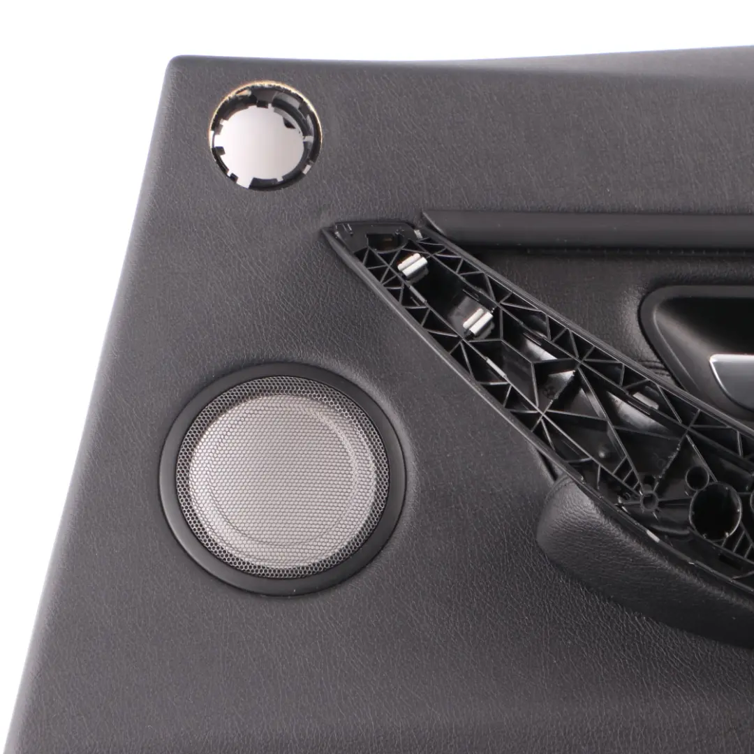 Right O/S Door Card Lining Panel Leather Dakota Black to BMW F30 F31 Rear with Part number 7281018 BMW F30 F31 Rear Right O/S Door Card Lining Panel Leather Dakota Black - SKU 7281018-2 - Part number 7281018