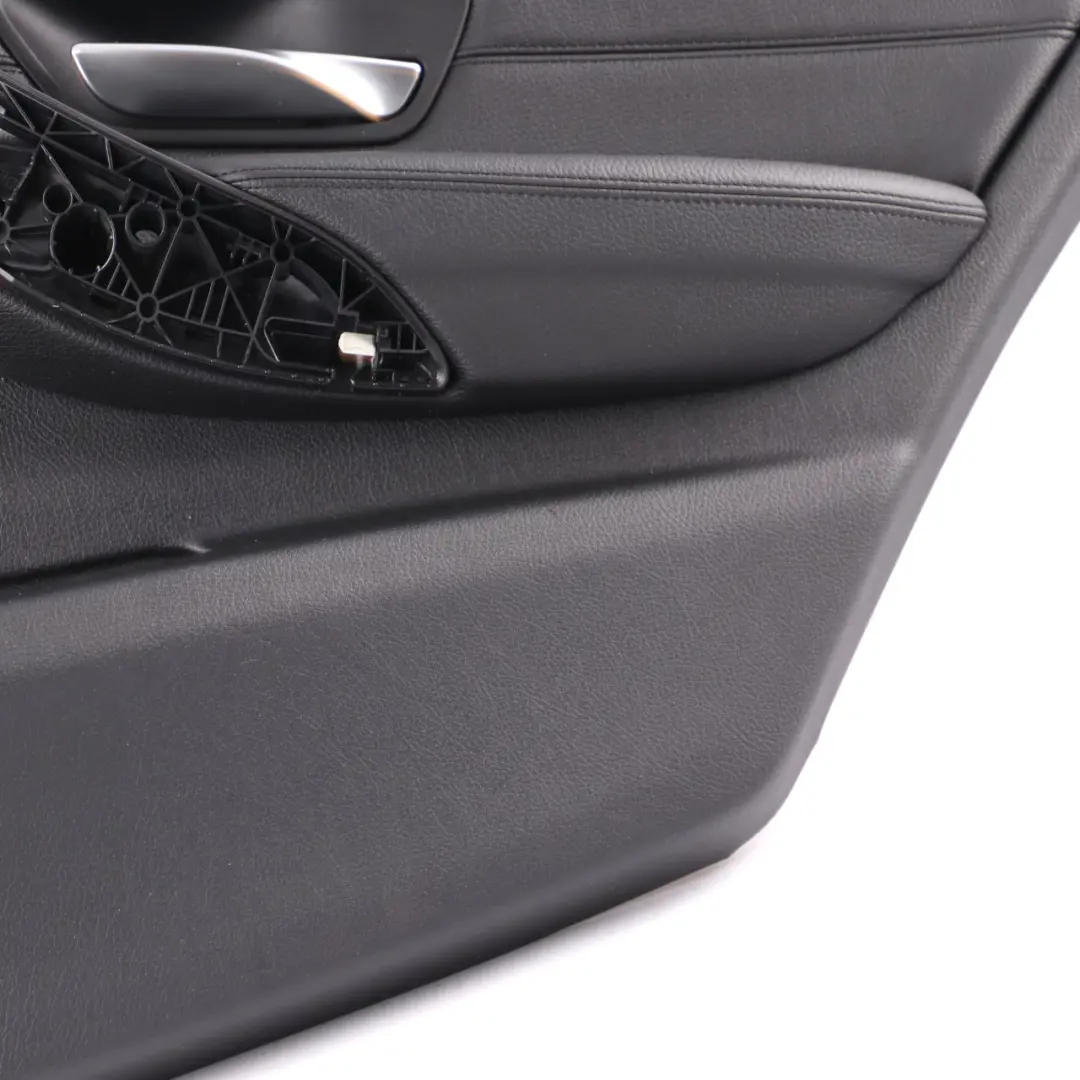 Right O/S Door Card Lining Panel Leather Dakota Black to BMW F30 F31 Rear with Part number 7281018 BMW F30 F31 Rear Right O/S Door Card Lining Panel Leather Dakota Black - SKU 7281018-2 - Part number 7281018