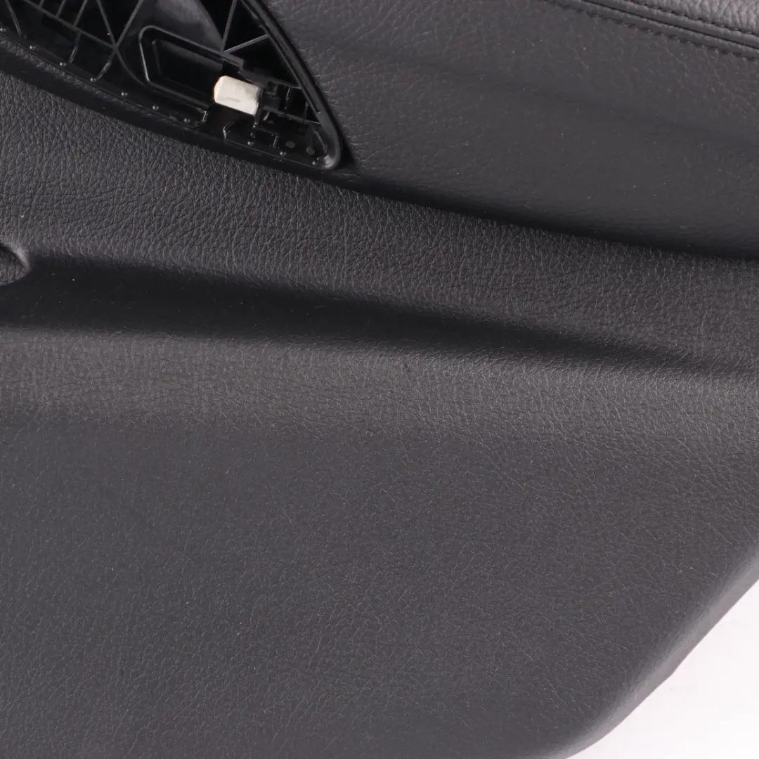 Right O/S Door Card Lining Panel Leather Dakota Black to BMW F30 F31 Rear with Part number 7281018 BMW F30 F31 Rear Right O/S Door Card Lining Panel Leather Dakota Black - SKU 7281018-2 - Part number 7281018