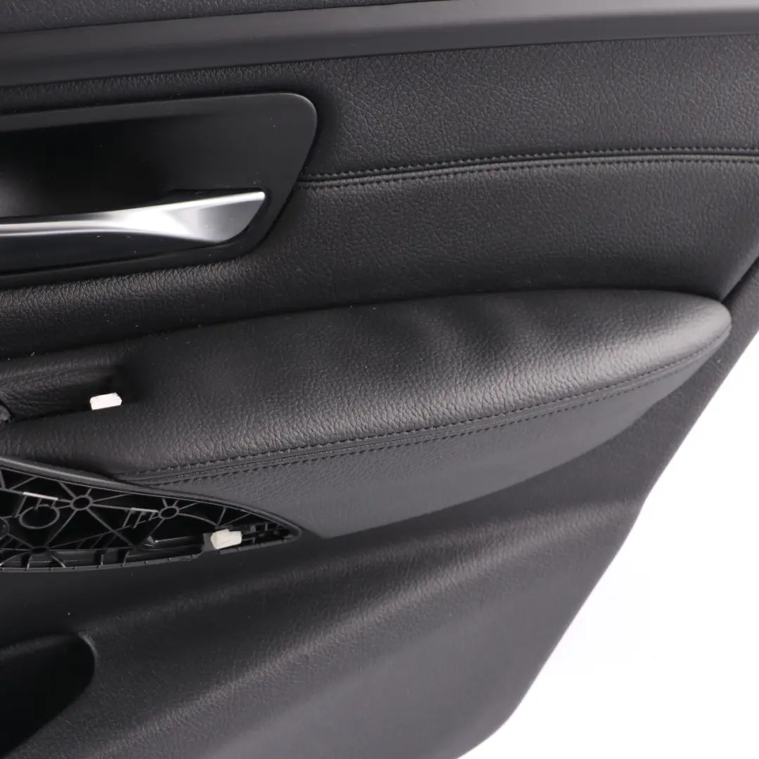 BMW F30 F31 Rear Right O/S Door Card Lining Panel Leather Dakota Black - SKU 7281018-2 - Part number 7281018