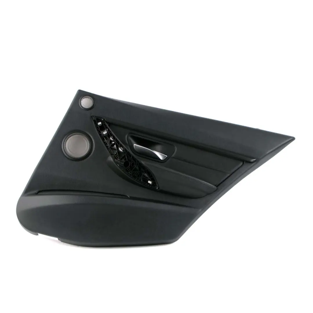 Trasera Derecha Tarjeta Puerta Panel Cuero Dakota Negro para BMW F30 F31 con número de pieza 7281018 BMW F30 F31 Trasera Derecha Tarjeta Puerta Panel Cuero Dakota Negro - SKU 7281018 - Número de pieza 7281018