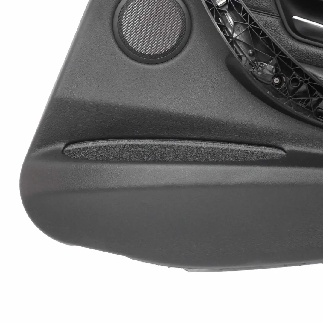  £BMW F30 Door Card Rear Right O/S Lining Trim Panel Roller Blind Black Leather - SKU 7281102 - Part number 7281102