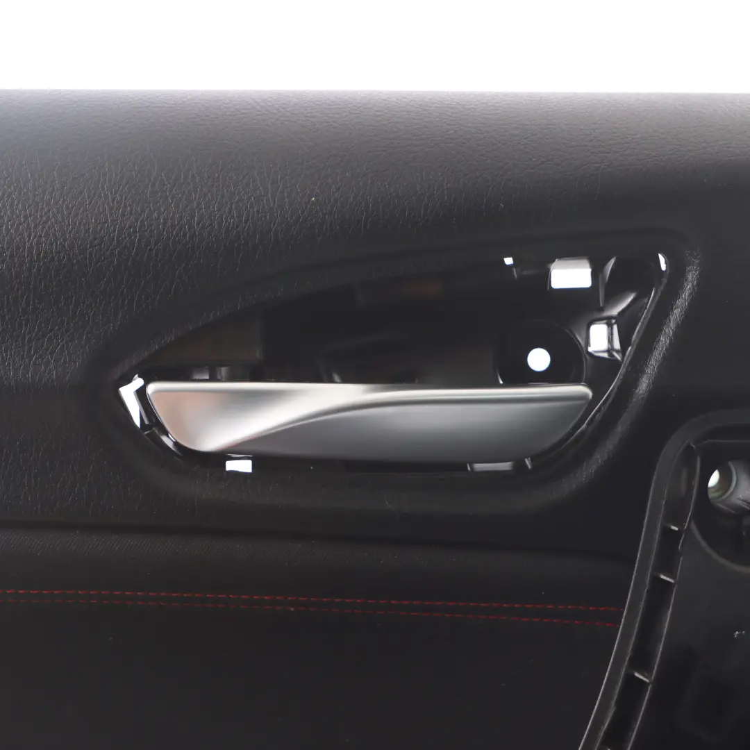 Delantero Izquierdo Forro Puerta Tarjeta Tela Negro Rojo para BMW F20 con número de pieza 7282801 BMW F20 Delantero Izquierdo Forro Puerta Tarjeta Tela Negro Rojo - SKU 7282801-1 - Número de pieza 7282801