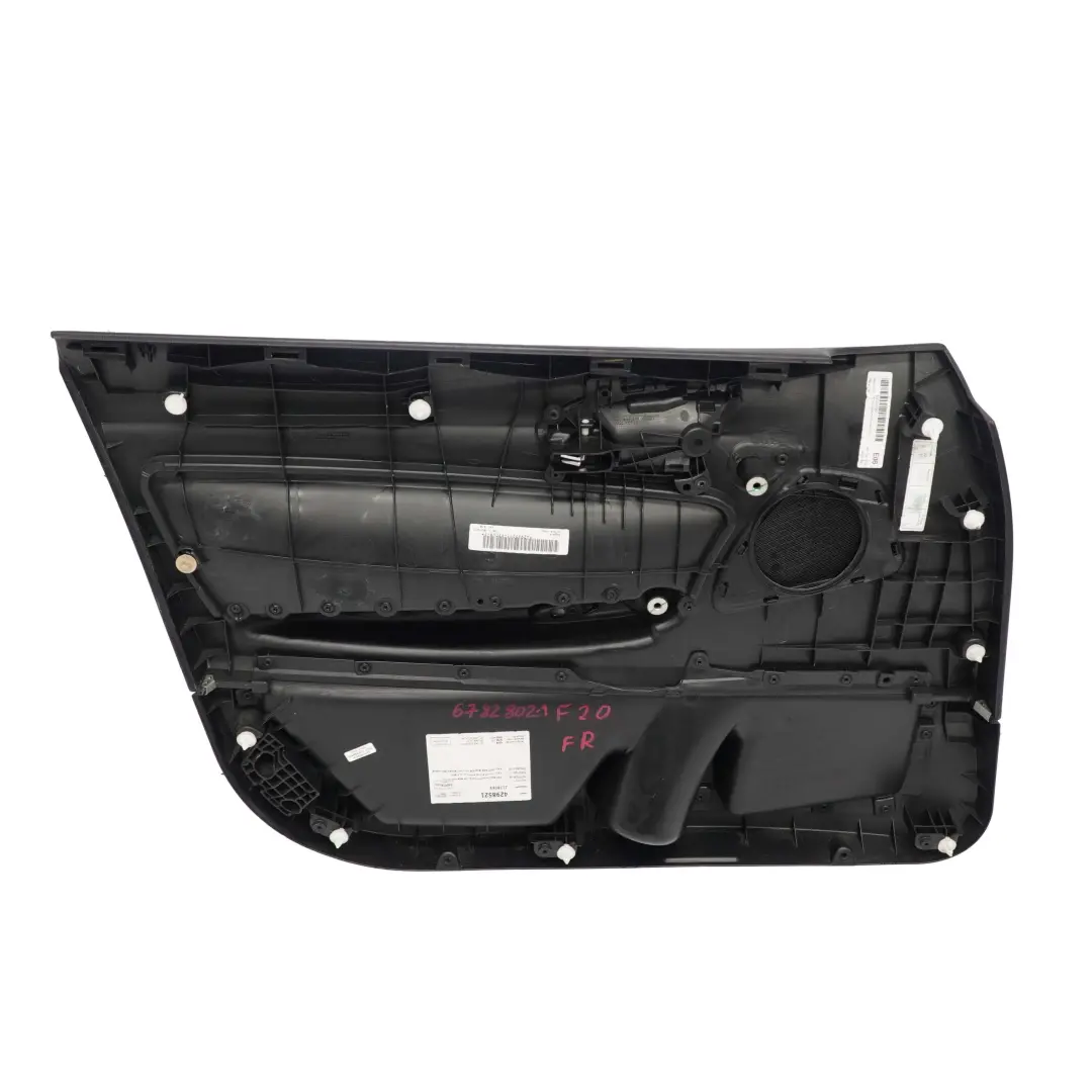 Pannello Porta Tessuto Destra Antracite Nero Rosso per BMW F20 con numero di parte 7282802 BMW F20 Pannello Porta Tessuto Destra Antracite Nero Rosso - SKU 7282802-1 - Numero di parte 7282802