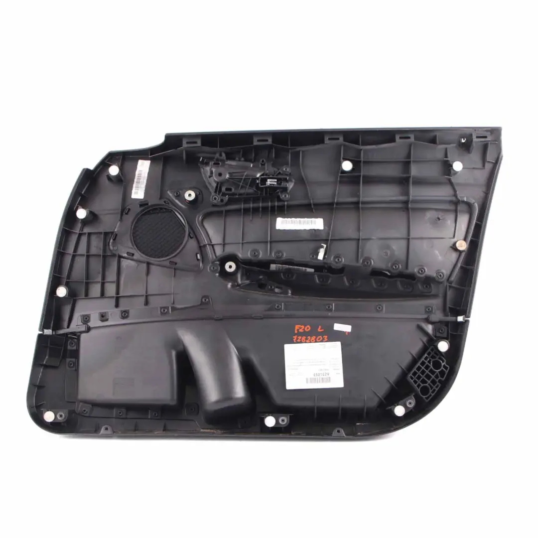 Door Card Trim Front Left N/S Lining Cloth Fabric Anthracite Grey to BMW F20 with Part number 7282803 BMW F20 Door Card Trim Front Left N/S Lining Cloth Fabric Anthracite Grey - SKU 7282803 - Part number 7282803