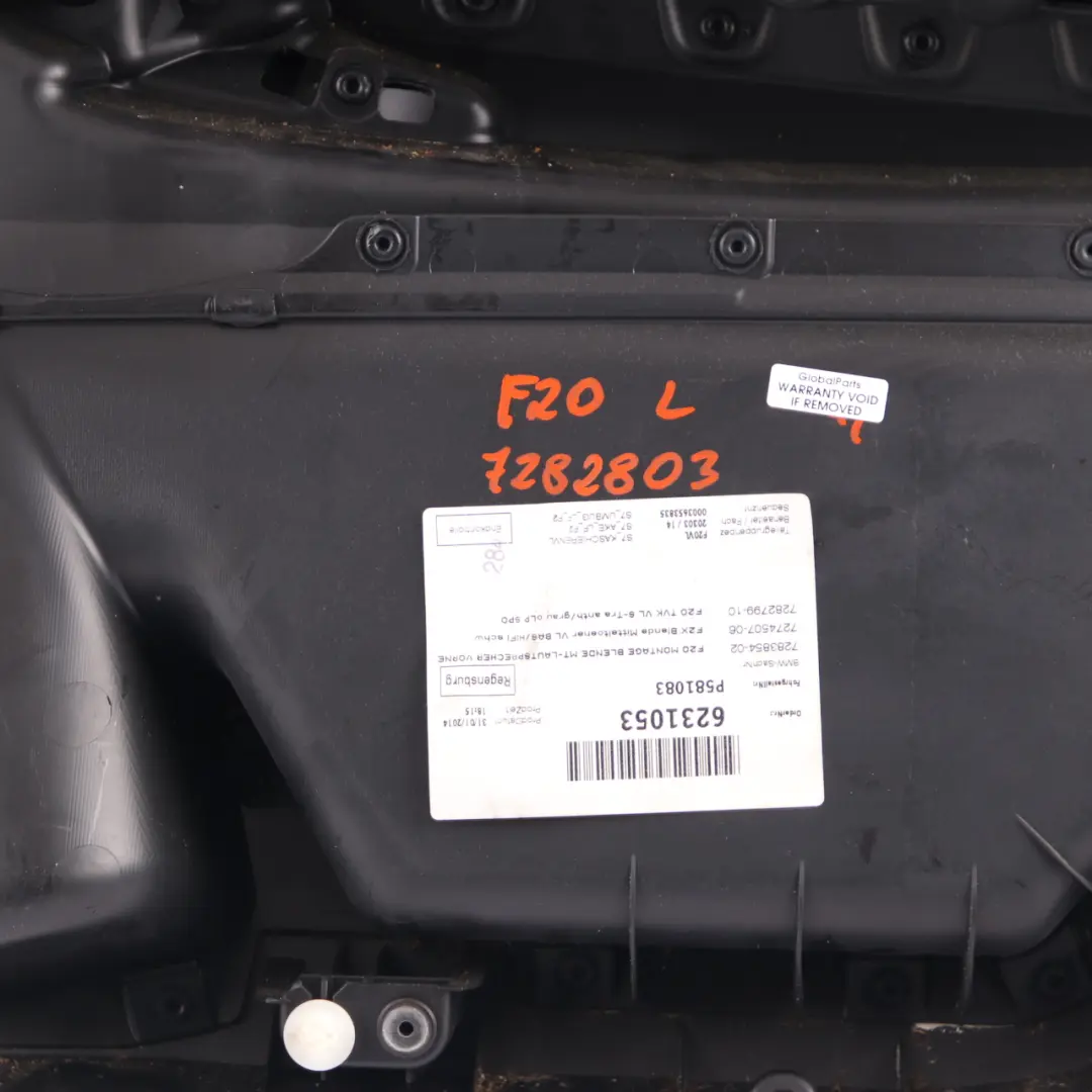 Door Card Trim Front Left N/S Lining Cloth Fabric Anthracite Grey to BMW F20 with Part number 7282803 BMW F20 Door Card Trim Front Left N/S Lining Cloth Fabric Anthracite Grey - SKU 7282803 - Part number 7282803