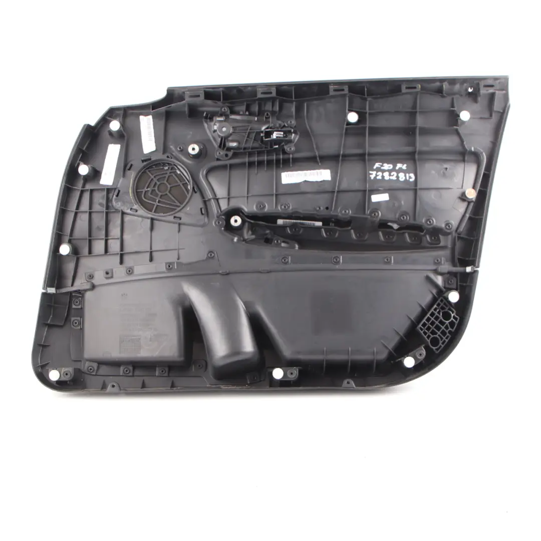 BMW F20 Tarjeta Puerta Delantera Izquierda Forro Embellecedor Cuero Dakota Negro - SKU 7282813-1 - Número de pieza 7282813