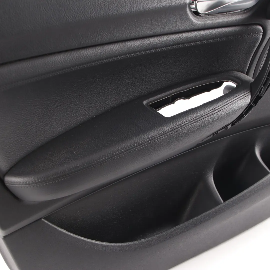 BMW F20 Scheda Porta Anteriore Sinistra Pannello Rivestimento Pelle Dakota Nero - SKU 7282813-1 - Numero di parte 7282813