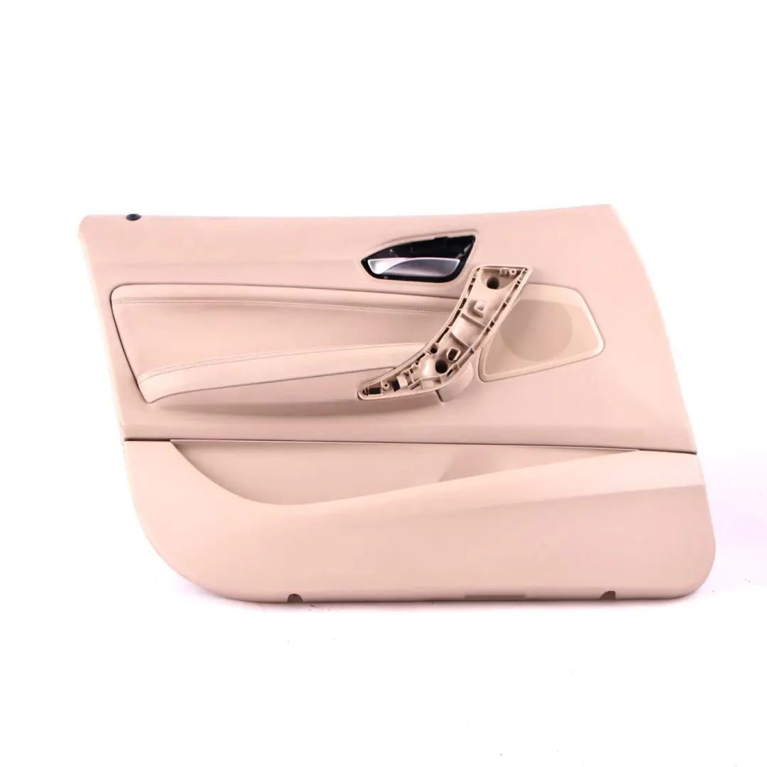 Door Card Panel Front Left N/S Trim Covering Leather Dakota Oyster to BMW F20 with Part number 7282815 BMW F20 Door Card Panel Front Left N/S Trim Covering Leather Dakota Oyster - SKU 7282815 - Part number 7282815