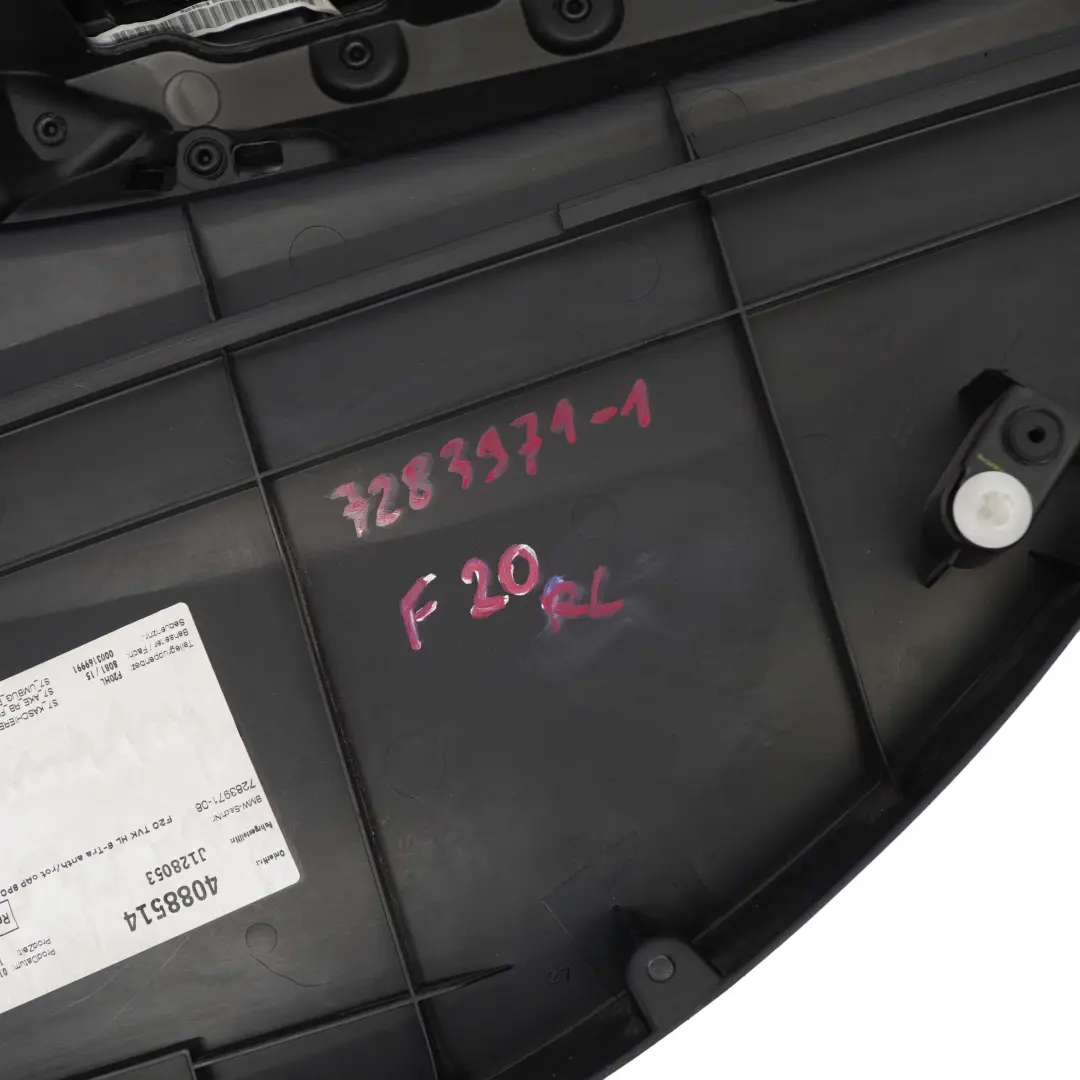 BMW F20 Rear Left N/S Door Lining Card Panel Trim Cloth Fabric Black Red - SKU 7283971 - Part number 7283971