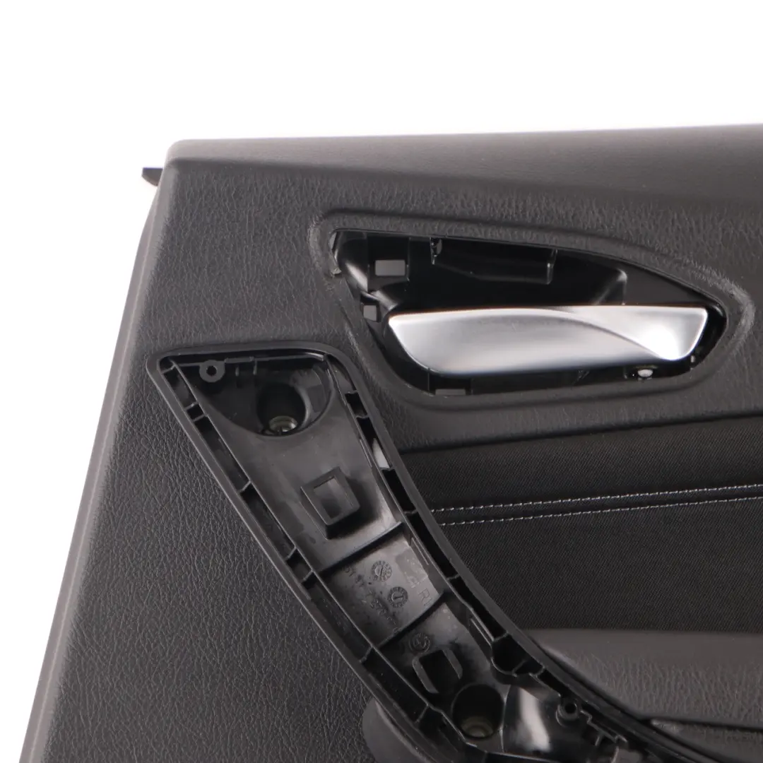 BMW F20 Embellecedor Tarjeta Puerta Trasera Derecha Forro Tela Gris Antracita - SKU 7283974 - Número de pieza 7283974
