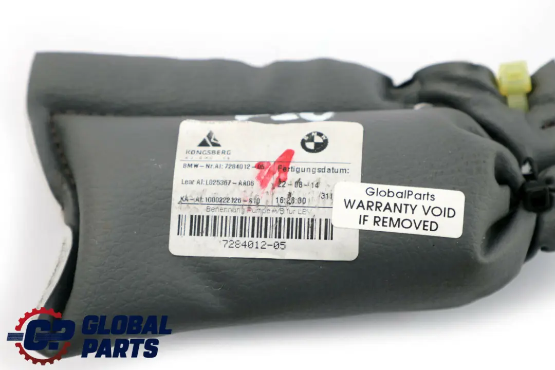 Asiento Delantero Lordosis Pad Bomba Lumbar Soporte para BMW F20 F21 F30 F31 LCI con número de pieza 7138787 BMW F20 F21 F30 F31 LCI Asiento Delantero Lordosis Pad Bomba Lumbar Soporte - SKU 7284012-1 - Número de pieza 7138787