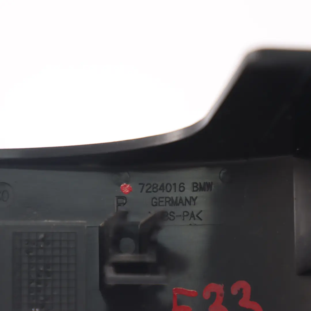 Panneau de Siège Avant Droit Noir BMW F12 F13 F06 F33 F83 - SKU 7284016 - Numéro de pièce 7284016
