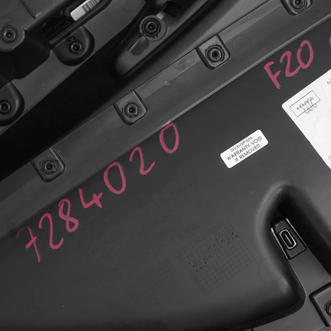 BMW F20 Tarjeta De Puerta Trasera Derecha Forro Tela Rojo Antracita - SKU 7284020 - Número de pieza 7284020