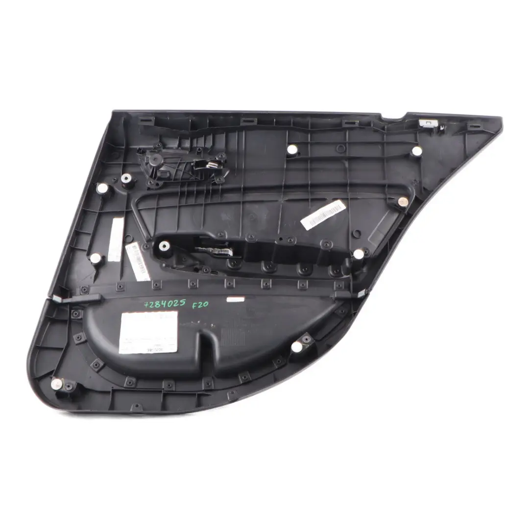 Door Card Rear Left N/S Door Lining Trim Panel Cloth Leather Metro to BMW F20 with Part number 7284025 BMW F20 Door Card Rear Left N/S Door Lining Trim Panel Cloth Leather Metro - SKU 7284025 - Part number 7284025