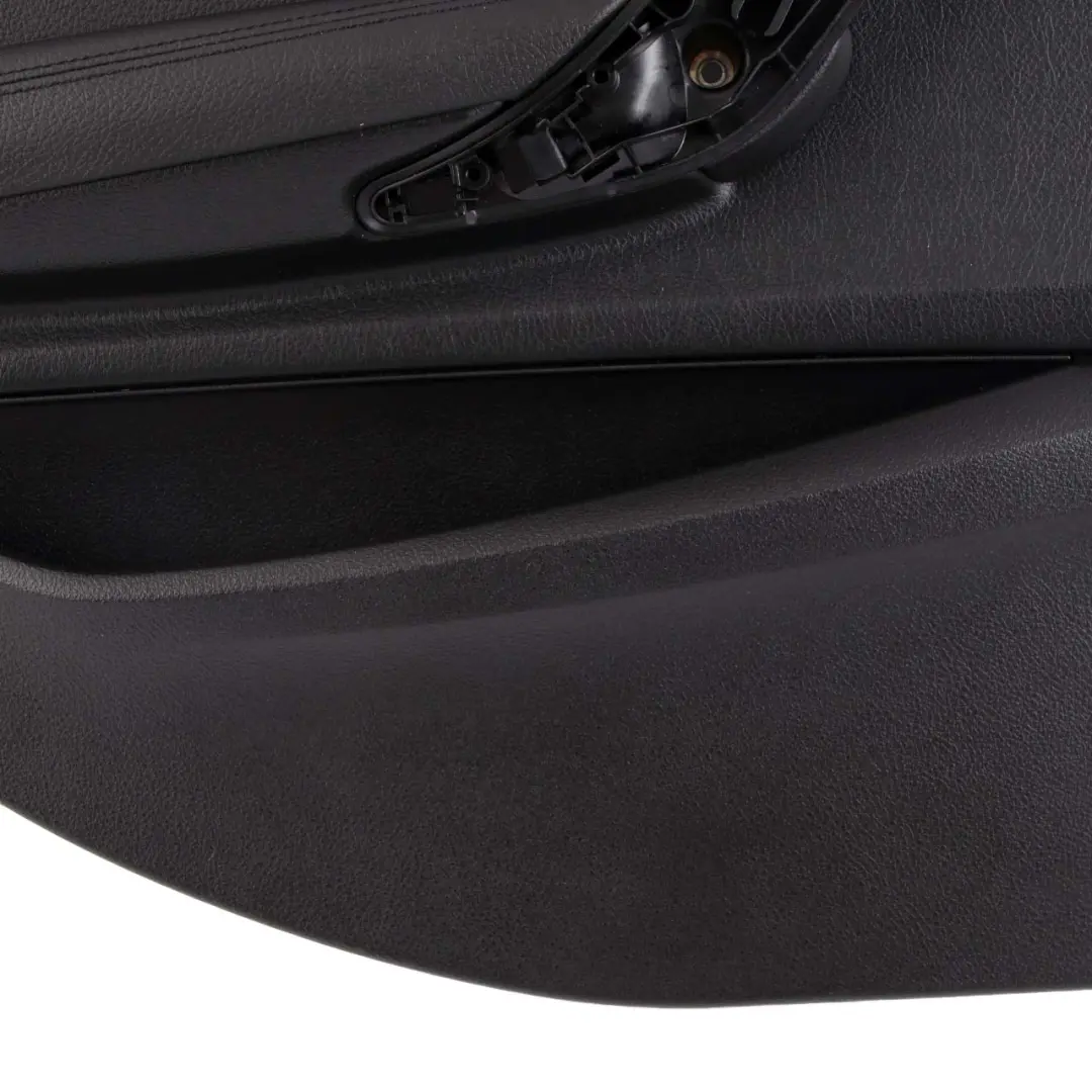 Panel de Tarjeta de Puerta Trasera Izquierda Forro Tapa Cuero Negro para BMW F20 con número de pieza 7284027 BMW F20 Panel de Tarjeta de Puerta Trasera Izquierda Forro Tapa Cuero Negro - SKU 7284027 - Número de pieza 7284027