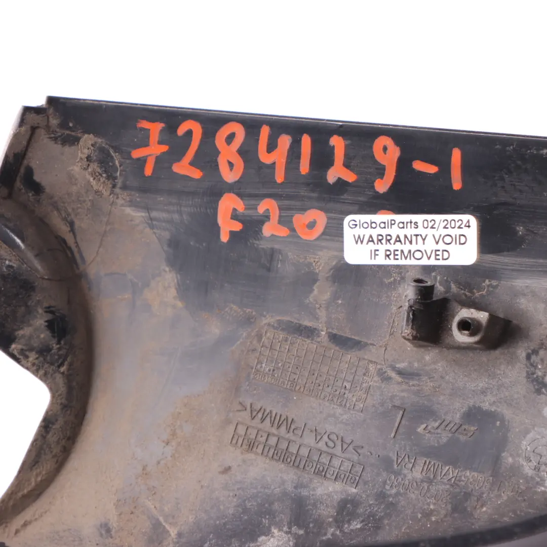 BMW F20 F21 F30 Untere Abdeckkappe Gehäuse Linker Spiegel Flügel Shadow Line - SKU 7284129-1 - Teilenummer 7284130