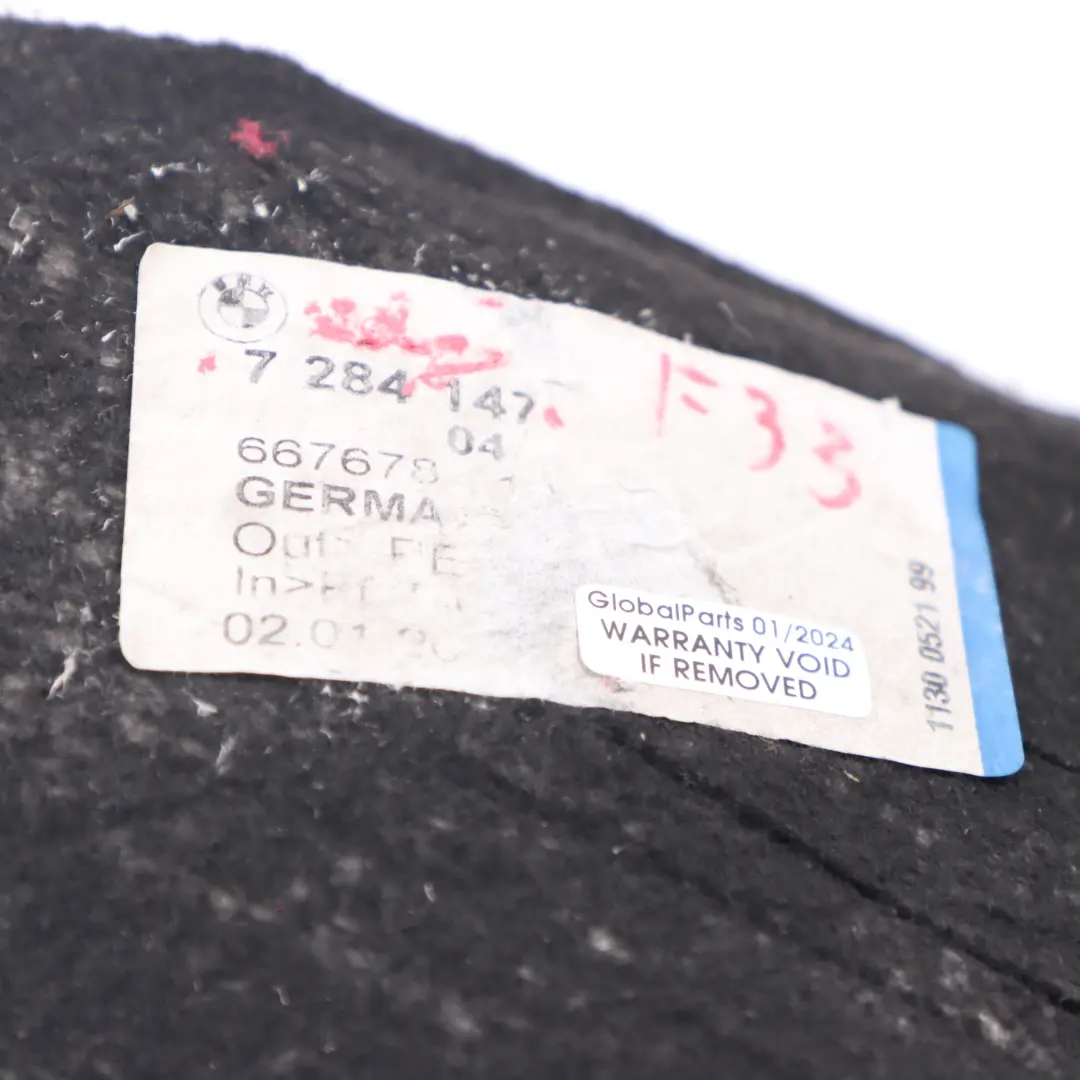 BMW F36 Wygłuszenie Izolacja Panel Dźwiękowy Bagażnika Lewy - SKU 7284147 - Numer Części 7284147