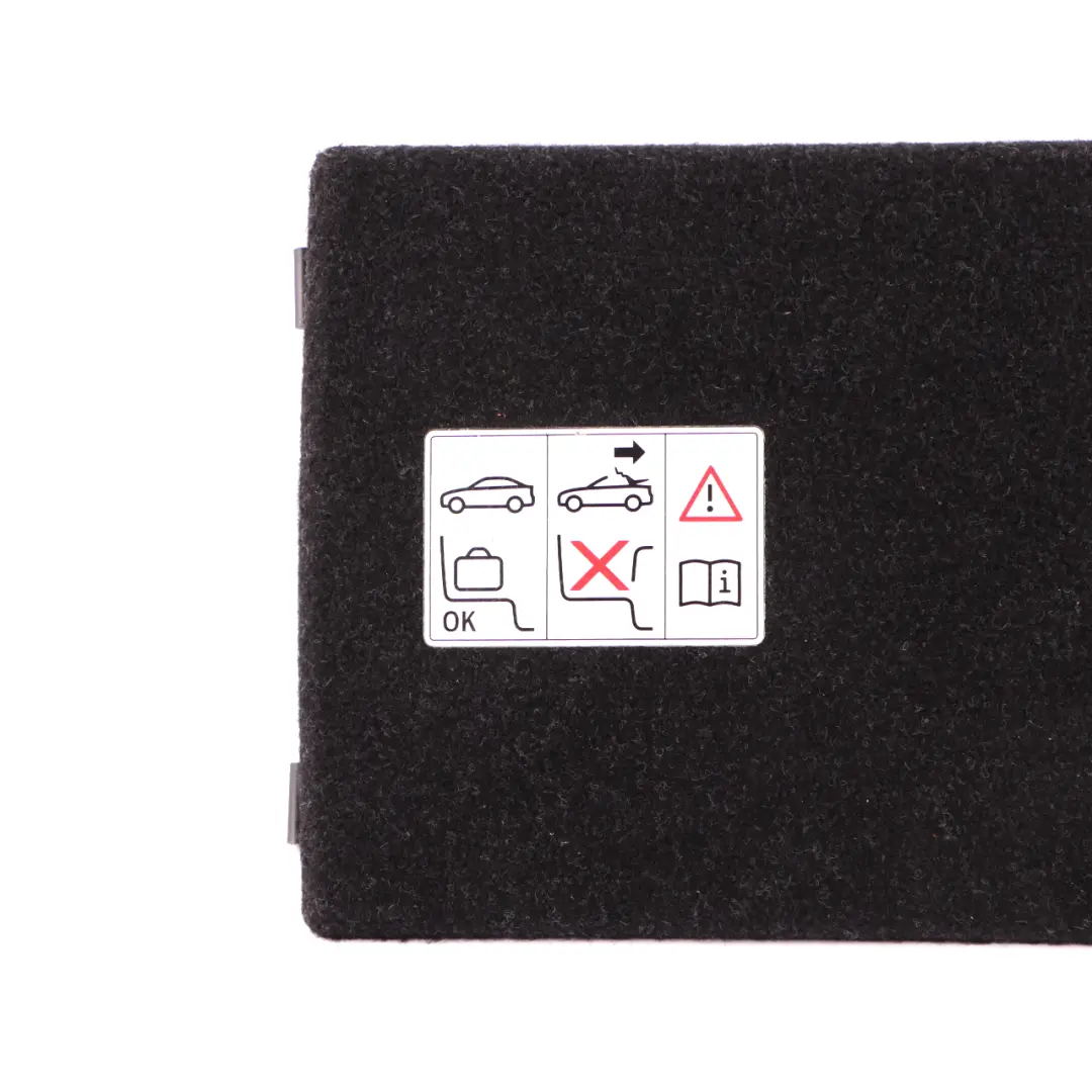 Boot Trunk Floor Battery Trim Panel Cover Luggage to BMW 4 F33 F83 M4 with Part number 7284158 BMW 4 F33 F83 M4 Boot Trunk Floor Battery Trim Panel Cover Luggage - SKU 7284158 - Part number 7284158