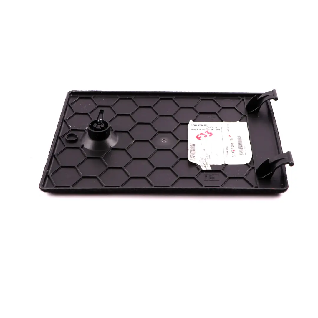 Boot Trunk Floor Battery Trim Panel Cover Luggage to BMW 4 F33 F83 M4 with Part number 7284158 BMW 4 F33 F83 M4 Boot Trunk Floor Battery Trim Panel Cover Luggage - SKU 7284158 - Part number 7284158