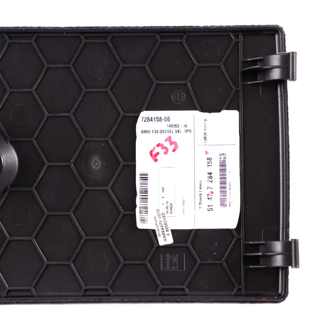 BMW 4 F33 F83 M4 Maletero Maletero Piso Batería Embellecedor Cubierta Equipaje - SKU 7284158 - Número de pieza 7284158