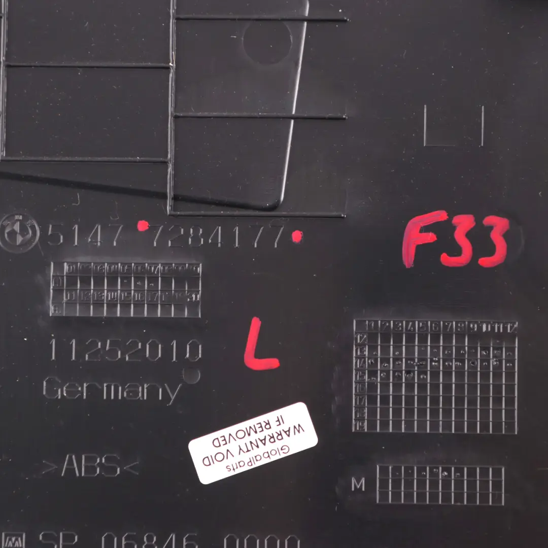 Techo Rígido Panel Cubierta Izquierda para BMW 4 F33 F83 M4 Convertible con número de pieza 7284177 BMW 4 F33 F83 M4 Convertible Techo Rígido Panel Cubierta Izquierda - SKU 7284177 - Número de pieza 7284177