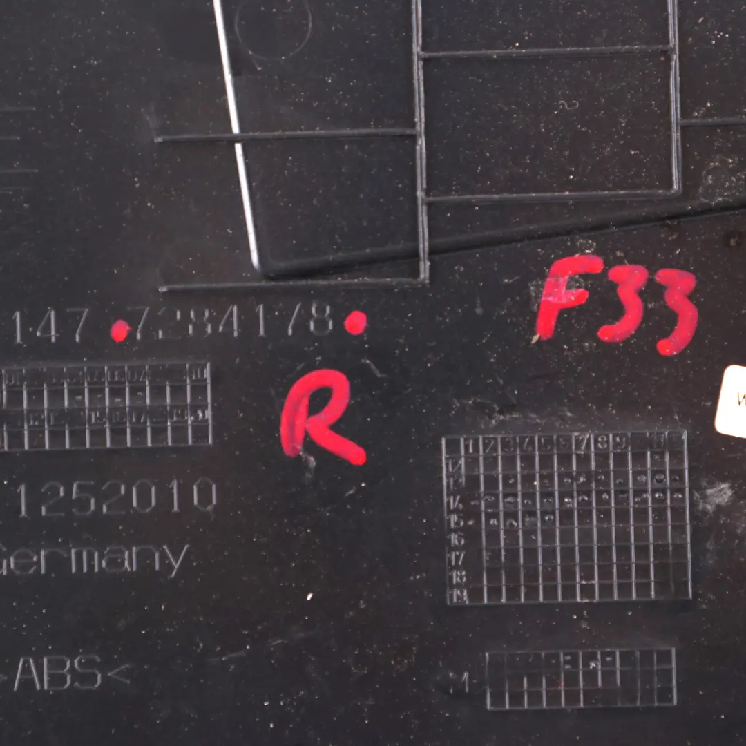 BMW F33 F83 M4 Zaślepka Panel Osłona Obudowa Bagażnika Prawa - SKU 7284178 - Numer Części 7284178