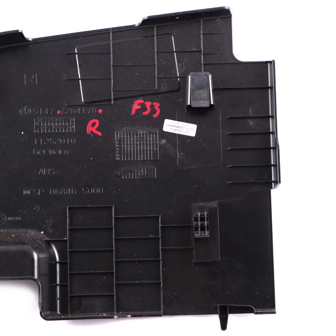 BMW F33 F83 M4 Cabrio Hardtop Dachverkleidung Abdeckung Rechts - SKU 7284178 - Teilenummer 7284178
