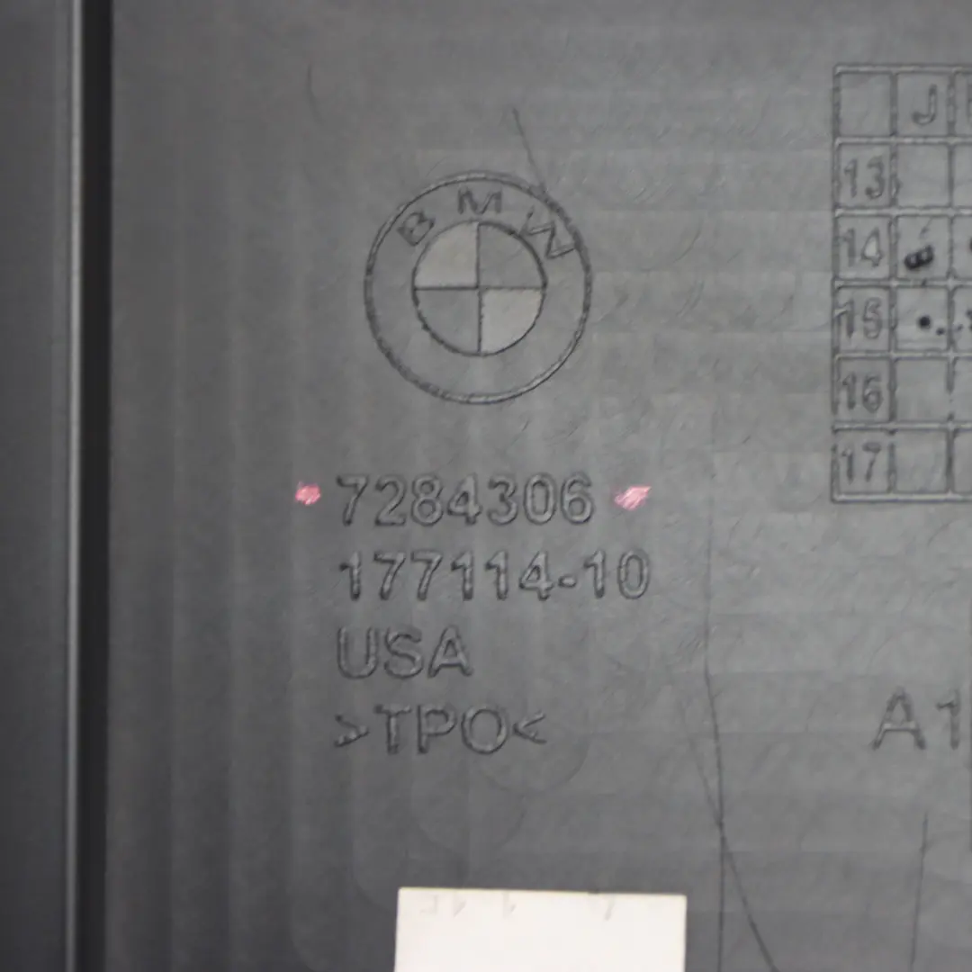 Coperchio Batteria Baule Bagagliaio Vassoio Attrezzi per BMW X5 F15 con numero di parte 7284306 BMW X5 F15 Coperchio Batteria Baule Bagagliaio Vassoio Attrezzi - SKU 7284306 - Numero di parte 7284306