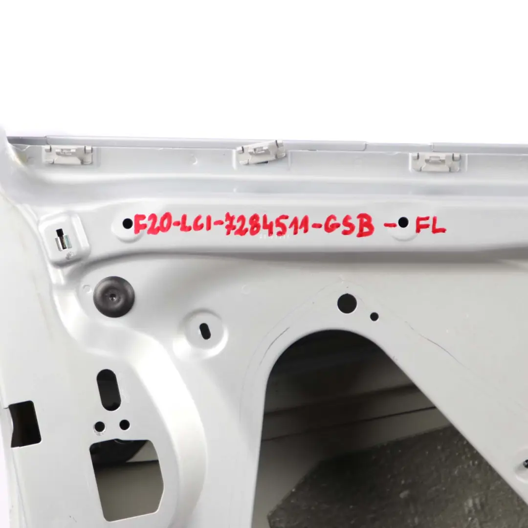 BMW 1 F20 Front Left Door N/S Glaciersilber Glacier Silver Metallic - A83 - SKU 7284511-GSB - Part number 7284511