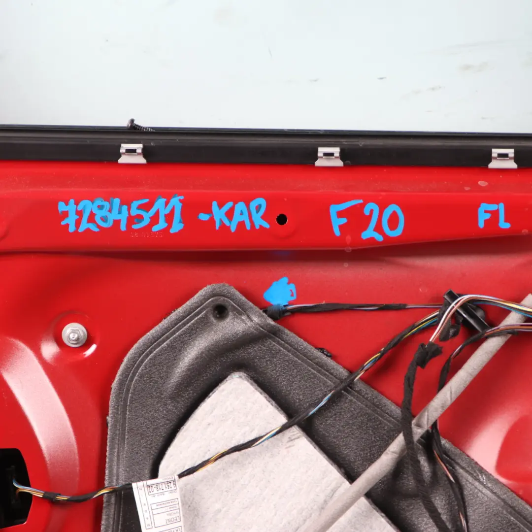 BMW F20 Front Left Door N/S Karmesinrot Crimson Red - A61 - SKU 7284511-KAR - Part number 7284511