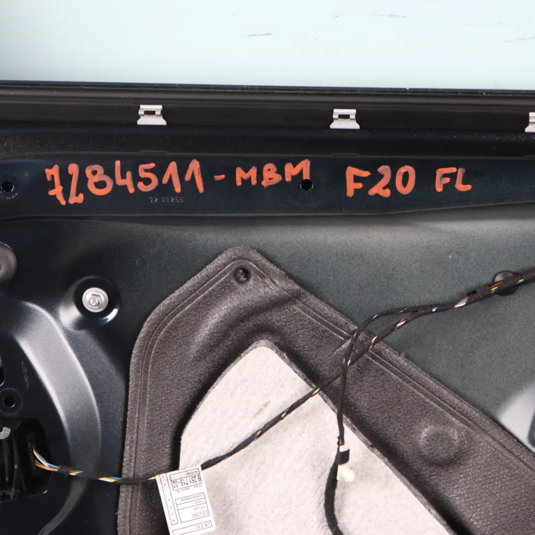 Door Shell Front Left N/S Midnight Blue Metallic - B38 to BMW F20 with Part number 7284511 BMW F20 Door Shell Front Left N/S Midnight Blue Metallic - B38 - SKU 7284511-MBM - Part number 7284511