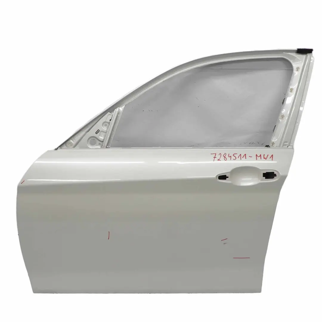 Front Left Door N/S Mineral Weiss White Metallic - A96 BMW F20 - SKU 7284511-MW1 - Part number 7284511
