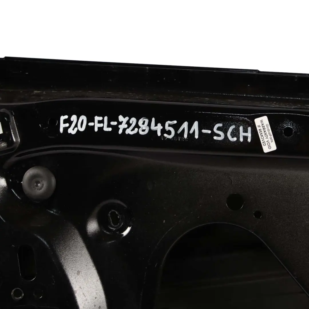 BMW 1 F20 Front Left Door N/S Schwarz 2 Jet Black - 668 - SKU 7284511-SCH - Part number 7284511