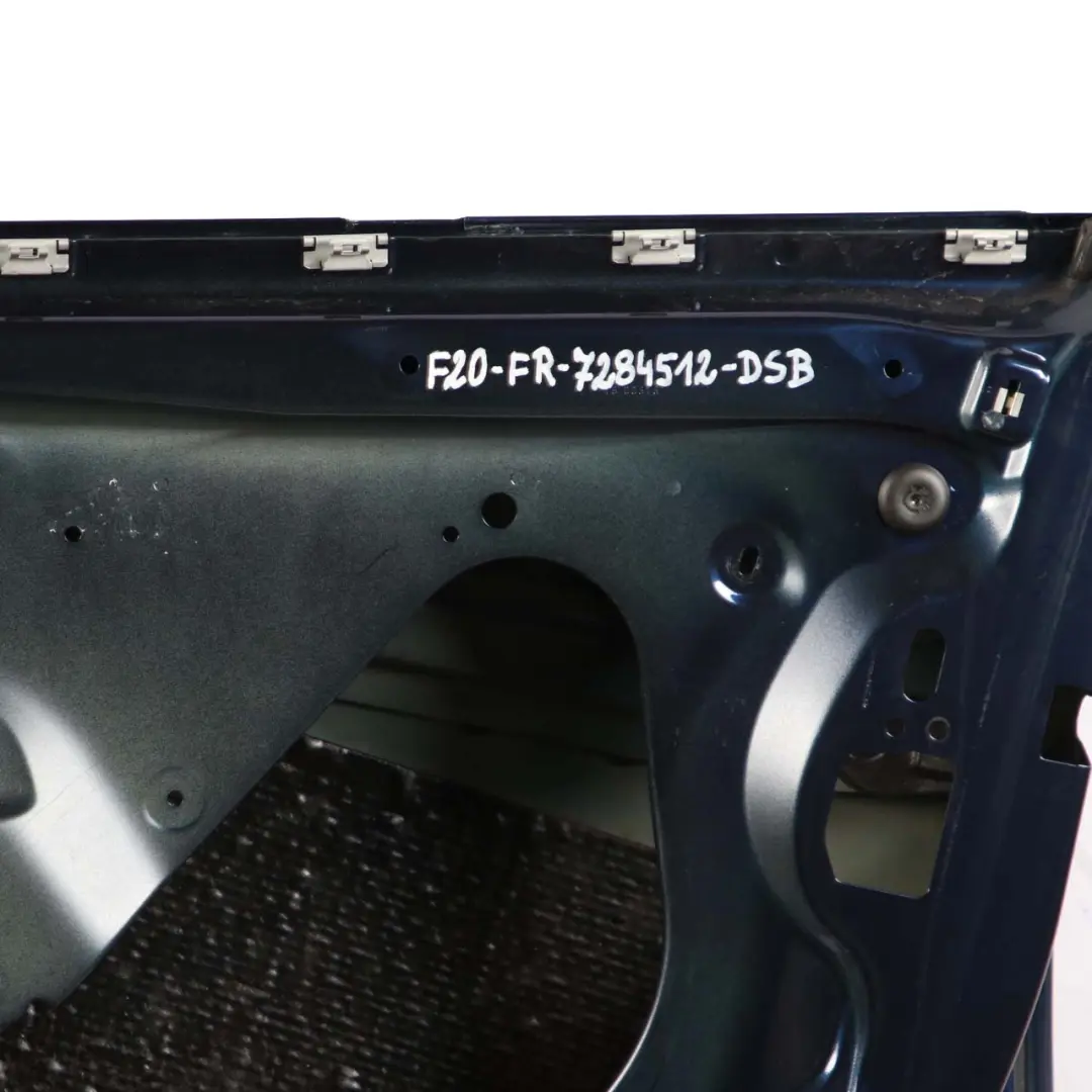 Door Front Right O/S Tiefseeblau Deep Sea Blue Metallic A76 to BMW F20 with Part number 7284512 BMW F20 Door Front Right O/S Tiefseeblau Deep Sea Blue Metallic A76 - SKU 7284512-DSB1 - Part number 7284512