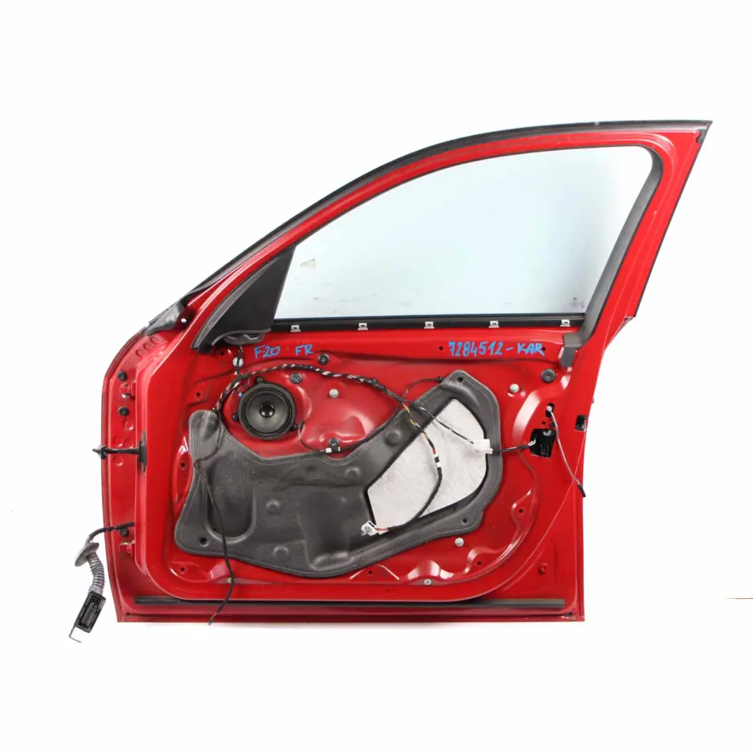 Front Right Door O/S Karmesinrot Crimson Red - A61 to BMW F20 with Part number 7284512 BMW F20 Front Right Door O/S Karmesinrot Crimson Red - A61 - SKU 7284512-KAR - Part number 7284512
