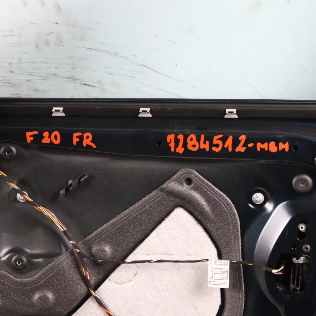 Door Front Right O/S Midnight Blue Metallic - B38 to BMW F20 with Part number 7284512 BMW F20 Door Front Right O/S Midnight Blue Metallic - B38 - SKU 7284512-MBM - Part number 7284512