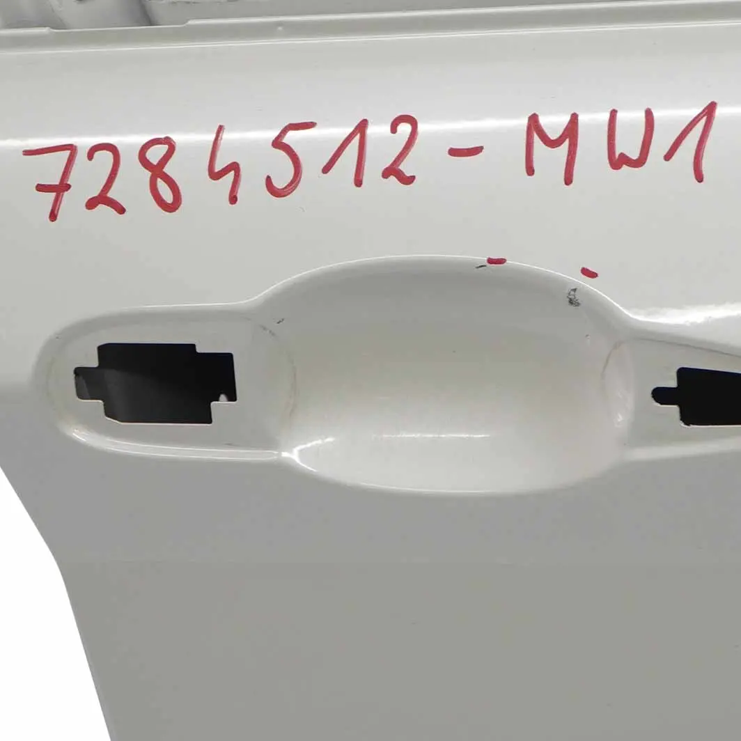 BMW F20 Front Right Door O/S Mineralweiss Mineral White Metallic - A96 - SKU 7284512-MW1 - Part number 7284512